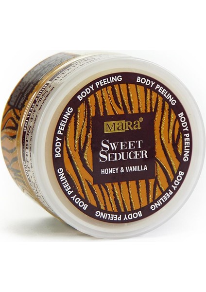 Sweet Seducer Bal ve Vanilya Özlü, Değerli Yağlar ile Zenginleştirilmiş Yumuşatıcı Kadın Vücut Peelingi 300 g