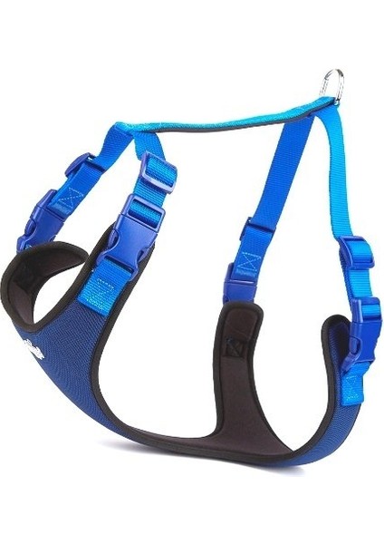 Yumuşak Softlu Köpek Göğüs Tasması 45/55 cm Mavi modelleri