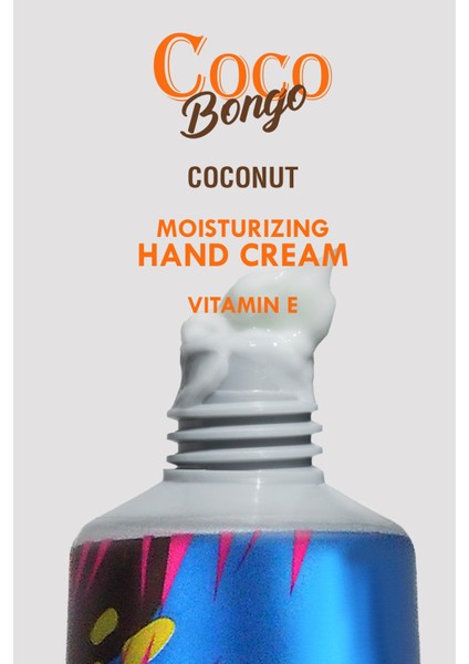 Tropik Hindistan Cevizi Aromalı Yoğun Nemlendirici El Kremi - 75 ml, %100 Vegan ve Doğal İçeriklerle modelleri