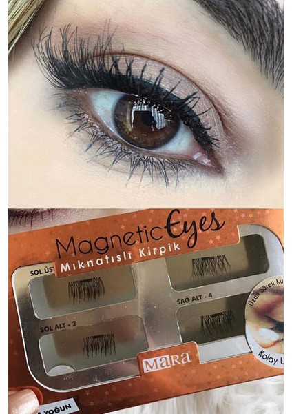 Mıknatıslı Kirpik Extra Yoğun