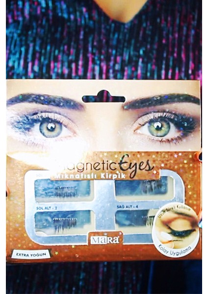 Mıknatıslı Kirpik Extra Yoğun