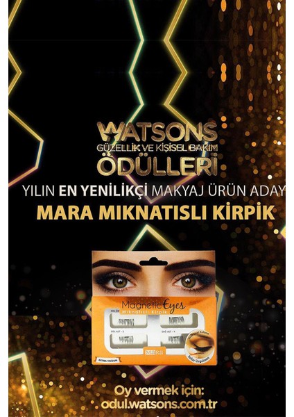 Mıknatıslı Kirpik Extra Yoğun