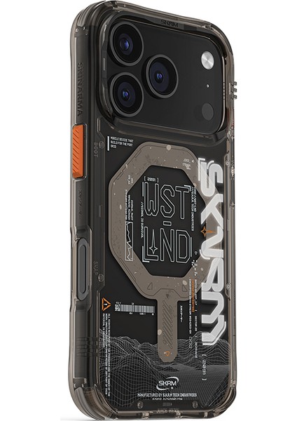 iPhone 17 Pro Max Kılıf M-Safe Uyumlu Yazı Desenli Airbag Tasarımlı Skinarma Sonix Kapak Siyah fiyatları