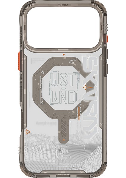 iPhone 17 Pro Max Kılıf M-Safe Uyumlu Yazı Desenli Airbag Tasarımlı Skinarma Sonix Kapak Siyah fırsatları