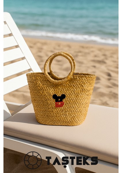 Taşlı Ütülenebilen Veya Sticker Olarak Kullanılabilen ' Mickey B ' Harfi fırsatları