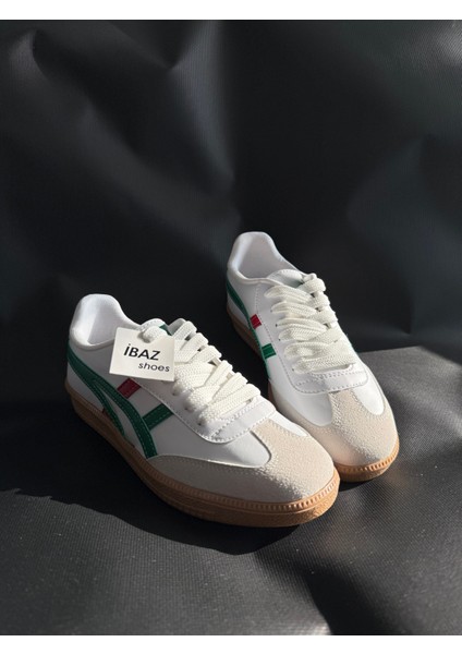 Tig Beyaz Yeşil Kırmızı Bağcıklı Unisex Sneaker fiyatları
