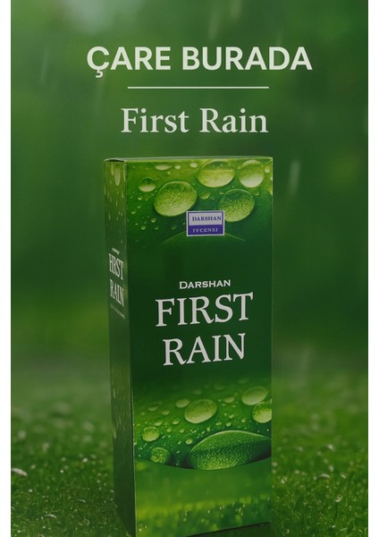 Darshan Incense - First Rain 20'li Çubuk Tütsü