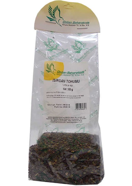 Isırgan Tohumu Doğal Tane 100 gr Paket