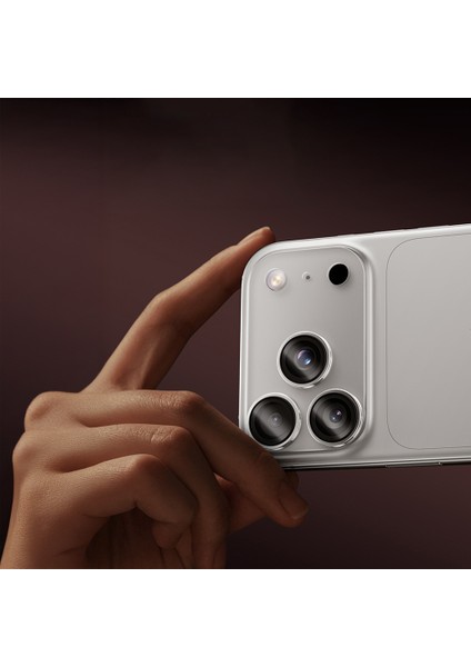 iPhone 17 Pro Uyumlu Benks Air Shild Anti Reflective Mat Kamera Full Lens Koruyucu Şeffaf