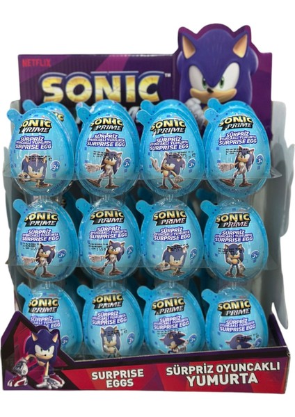 Sonic Prime Sürpriz Oyuncaklı Joy Yumurta 17,5gr modelleri