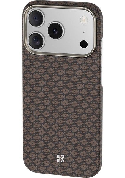 iPhone 17 Pro Uyumlu Kılıfm-Safe Şarj Özellikli Benks Armorair Armorgrid Serisi Kevlar Kapak Gold fiyatları