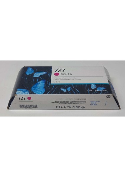 Hp 727 B3P20A Magenta Kartuş 130ML fiyatları
