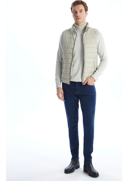 Lcwaıkıkı Classic Bej Standart Kalıp Dik Yaka Erkek Şişme Yelek fiyatları