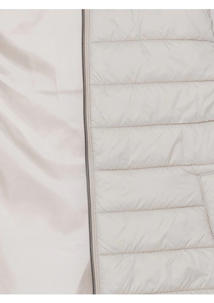 Lcwaıkıkı Classic Bej Standart Kalıp Dik Yaka Erkek Şişme Yelek