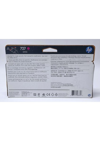Hp 727 B3P20A Magenta Kartuş 130ML fırsatları