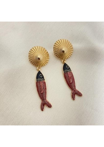 Zara Model Balık Küpe