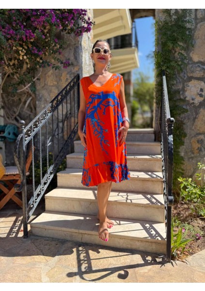 MLN16104 Viskon Alanya Elbise fiyatları