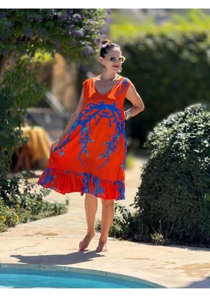 MLN16104 Viskon Alanya Elbise fırsatları