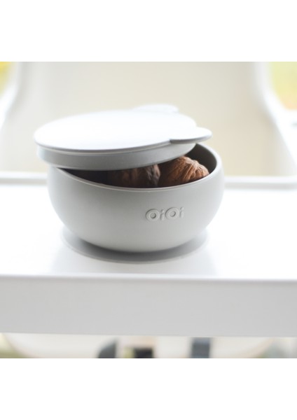 Vakumlu Silikon Kapaklı Kase - Misty Lilac indirimleri