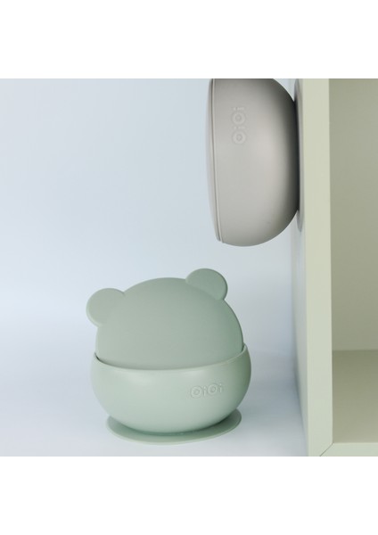 Vakumlu Silikon Kapaklı Kase - Misty Lilac