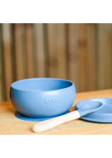 Vakumlu Silikon Kapaklı Kase - Misty Lilac