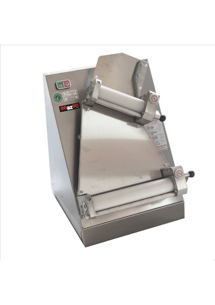 40 cm Yatay Pide Lavaş Lahmacun Erişte Hamur Açma Makinesi 0,25 Kw Volt Motor 2 Yıl Garantili fiyatları