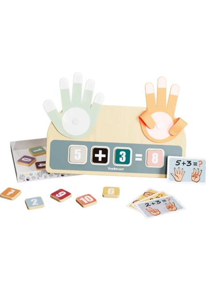 Montessori Ahşap El-Parmak Matematiği
