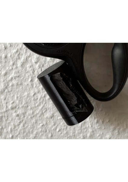 Otomatik Uzayan Tasma (flexi vb) Uyumlu Köpek Dışkı Poşet Kabı -Siyah