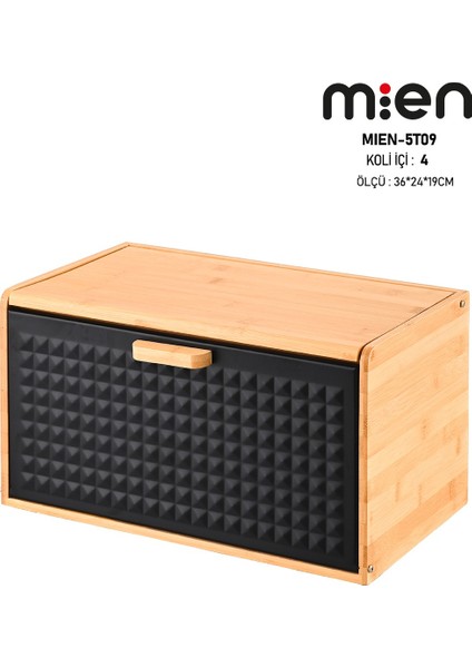Ekmek Dolabı Pane Siyah MIEN-5T09