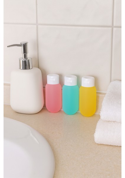 3lü Seyahat Şişesi Renkli 60 ml fiyatları