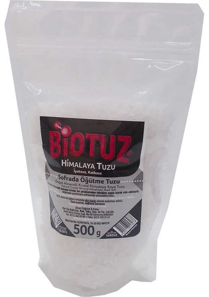 Yemeklik Himalaya Kristal Çakıl Kaya Tuzu Beyaz 500 gr