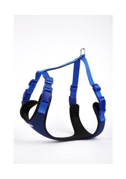 Yumuşak Softlu Köpek Göğüs Tasması 50/70 cm Mavi