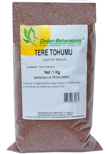 Doğal Tere Tohumu 1000 gr Paket fiyatları