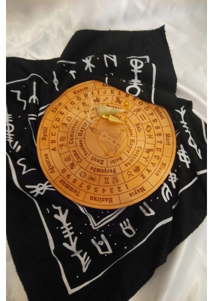 Pandül Sarkaç Tahtası Türkçe Ahşap Sarkaç Örtüsü Ritüel Set Pandül fırsatları