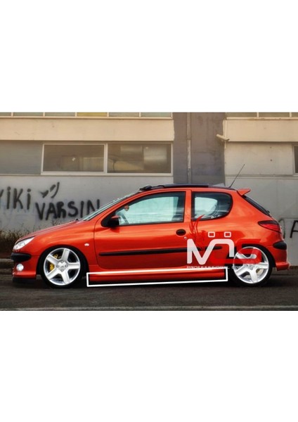 Peugeot 206 Rc Marşpiyel Sağ Sol Takım Fiberglass Boyasız fiyatları
