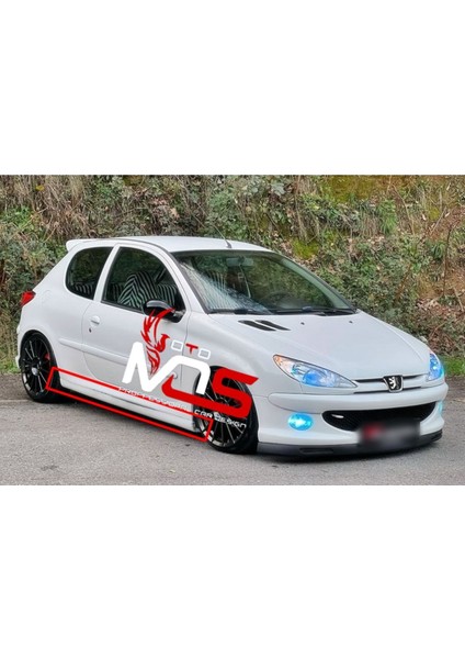 Peugeot 206 Rc Marşpiyel Sağ Sol Takım Fiberglass Boyasız fırsatları