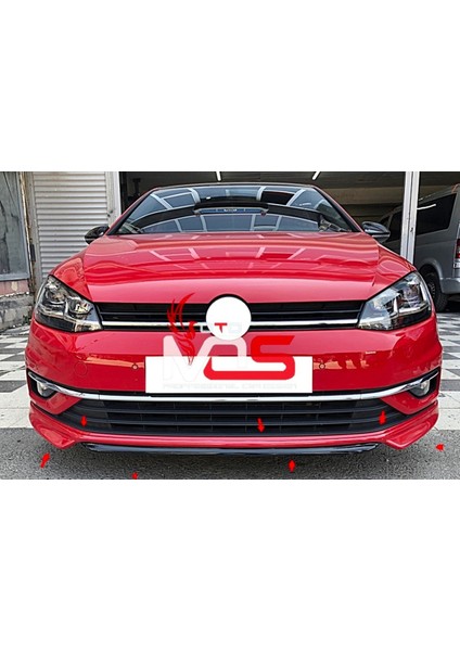 Volkswagen Golf 7.5 Ön Tampon Eki Fiberglass Boyasız