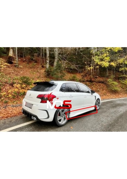 Citroen C4 Marşpiyel Sağ Sol Takım Fiberglass Boyasız