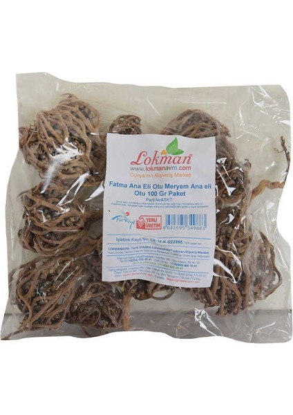 Fatma Ana Eli Otu Meryem Ana Eli Otu 100 gr Paket