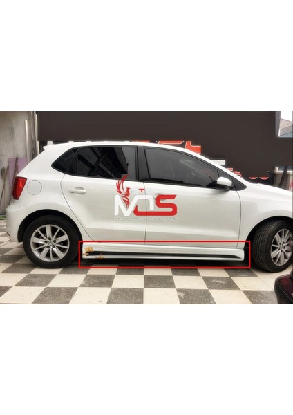 Volkswagen Polo 2010-2017 Rieger Marşpiyel Sağ Sol Takım Fiberglass Boyasız