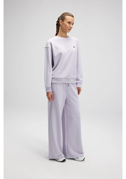 Pamuklu Regular Fit Bisiklet Yaka Sweat Bayan Sweat EF527 indirimleri