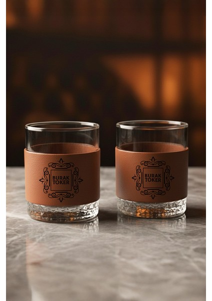 Hediyelik Viski Gift Box – Deri Kaplı Şişe ve Bardaklı – Charlotte Malt modelleri