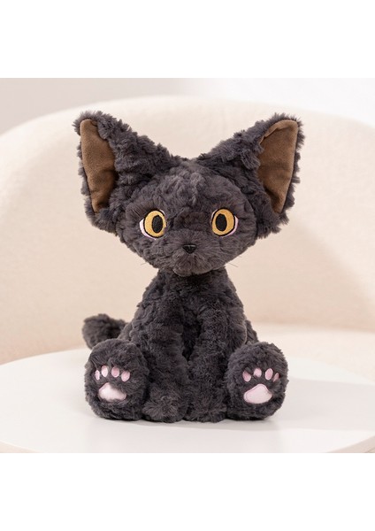Cadılar Bayramı Devon Kedi Peluş Oyuncak Kıvırcık Kedi Bebek Bebekler (Yurt Dışından)