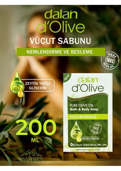 6 Adet Dalan Besleyici Zeytinyağlı Sabun 6 x 200GR fiyatları