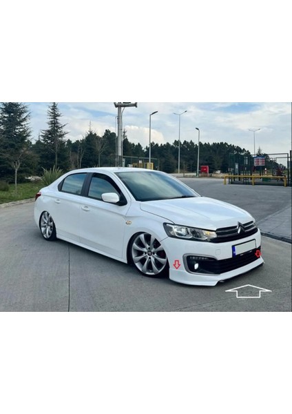 Citroen C-Elysee Makyajlı Kasa Ön Tampon Eki Fiberglass Boyasız