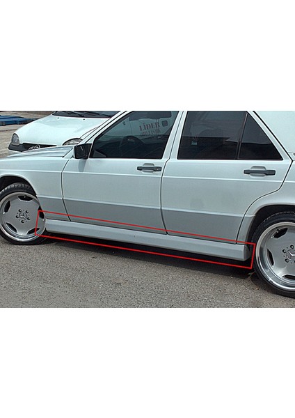 Mercedes 190E Marşpiyel Sağ Sol Takım Fiberglass Boyasız fiyatları