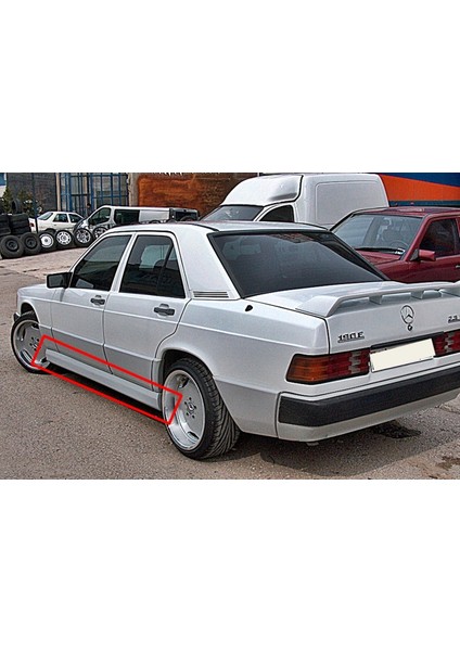 Mercedes 190E Marşpiyel Sağ Sol Takım Fiberglass Boyasız modelleri