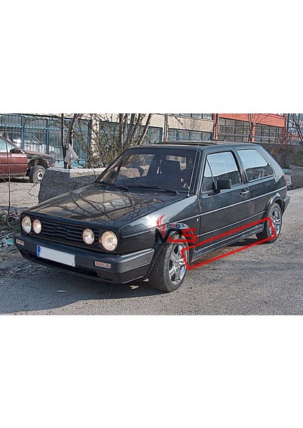 Volkswagen Golf Mk2 Marşpiyel Sağ Sol Takım Fiberglass Boyasız