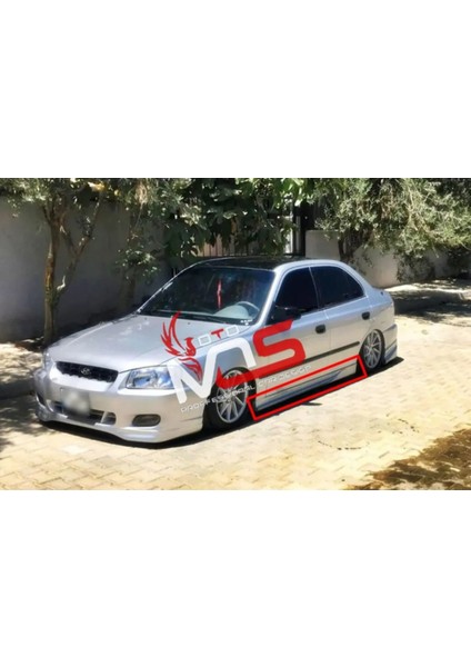 Hyundai Accent Milenyum Kasa Custom Marşpiyel Sağ Sol Takım Fiberglass Boyasız fırsatları