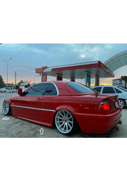 Bmw E46 M Yan Marşpiyel Sağ Sol Takım Fiberglass Boyasız